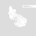 Map of Sint Eustatius Island